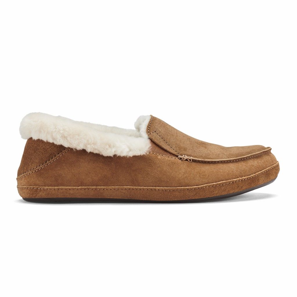 Olukai Women's Ku Una Slipper - Tan US745-316